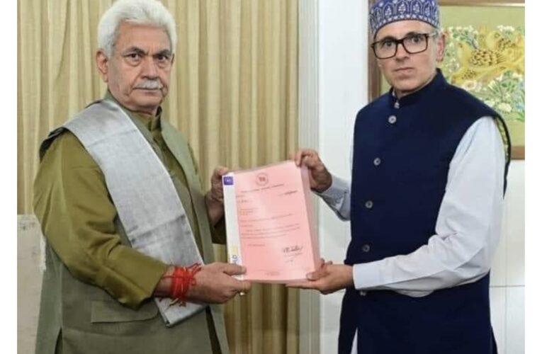 Omar stakes claim to form government in J&K