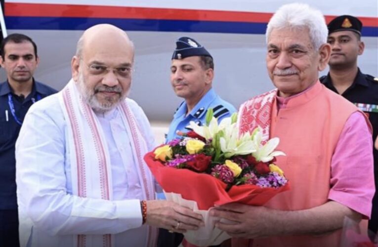 Amit Shah begins 3-day visit to J&K, focusing on security and development