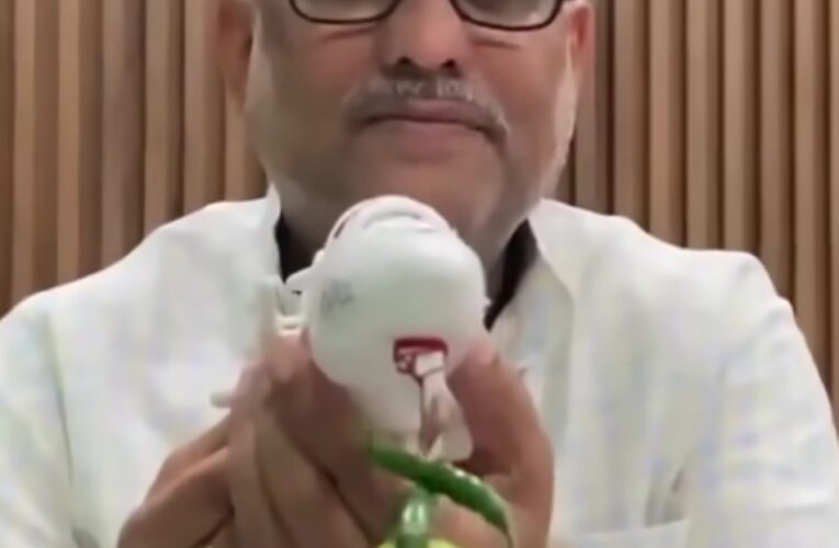 राफेल के खिलौने पर नींबू-मिर्ची बांधकर अजय राय ने कसा तंज,