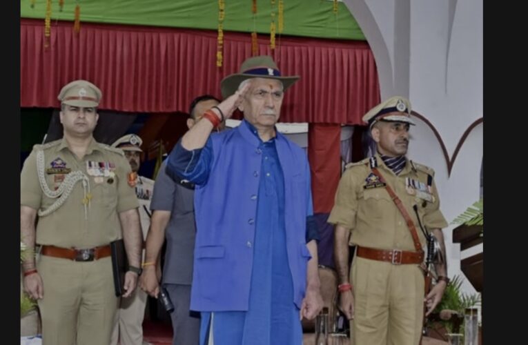 J&K LG attends passing-out-parade of DySsp, PSIs in Udhampur