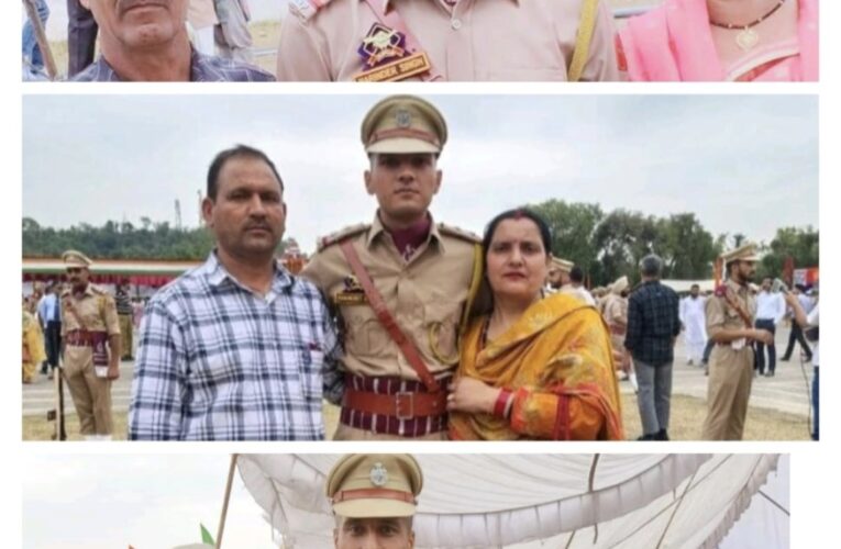 Kishtwar’s Thakrai village cheers as three sons join Police Force